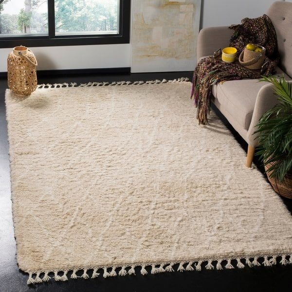 Safavieh Hand Knotted Casablanca Vivienne Tribal Wool Rug - Wool Area Rugs 5 X 8 Safavieh Hand Knotted Casablanca Vivienne Tribal Wool Rug - Wool Area Rugs 5 X 8