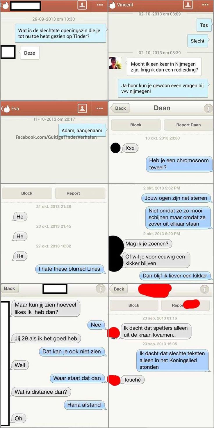 Hoe flirten via tinder