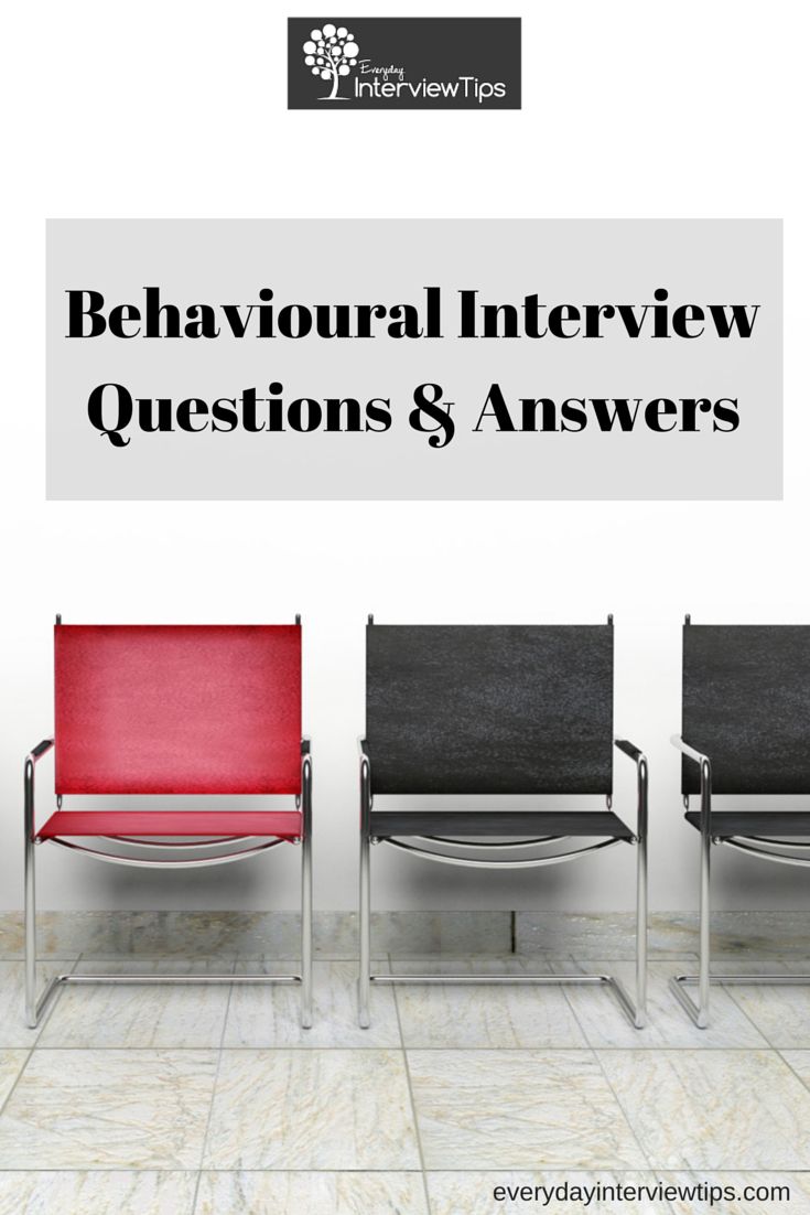 preparing for a behavioural interview