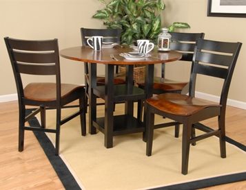 Ligo Black And Cherry Oak Dining Group Features A Black Table Base With A Cherry Top Ligo Black And Cherry Oak Dining Group Features A Black Table Base With A Cherry Top