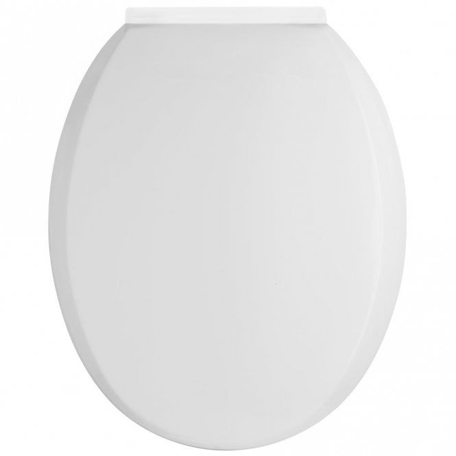 Nuie White Standard Round Soft Close Toilet Seat NTS008 Toilet seat