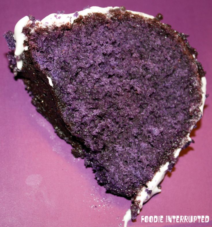 Purple Velvet Cake!! | Purple velvet cakes, Red velvet recipes, Candy ...