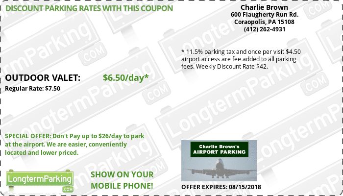 Charlie Brown's Airport Parking Pittsburgh Airport PIT Airport Parking Charlie Brown's Airport Parking Pittsburgh Airport PIT Airport Parking
