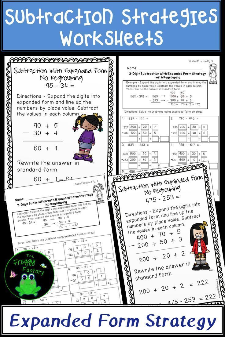 expanded form 617
Subtraction Strategies Worksheets - Expanded Form Bundle ... expanded form 617
Subtraction Strategies Worksheets - Expanded Form Bundle ...