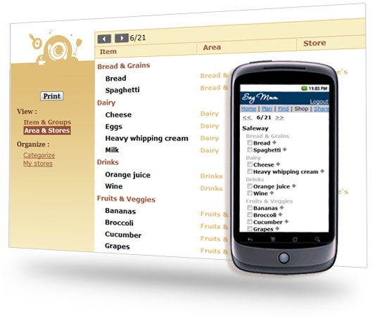 say mmm free meal planning smart grocery lists and recipe