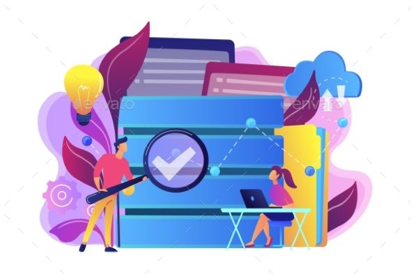 Big Data Analytics Concept Vector Illustration Analytics Data