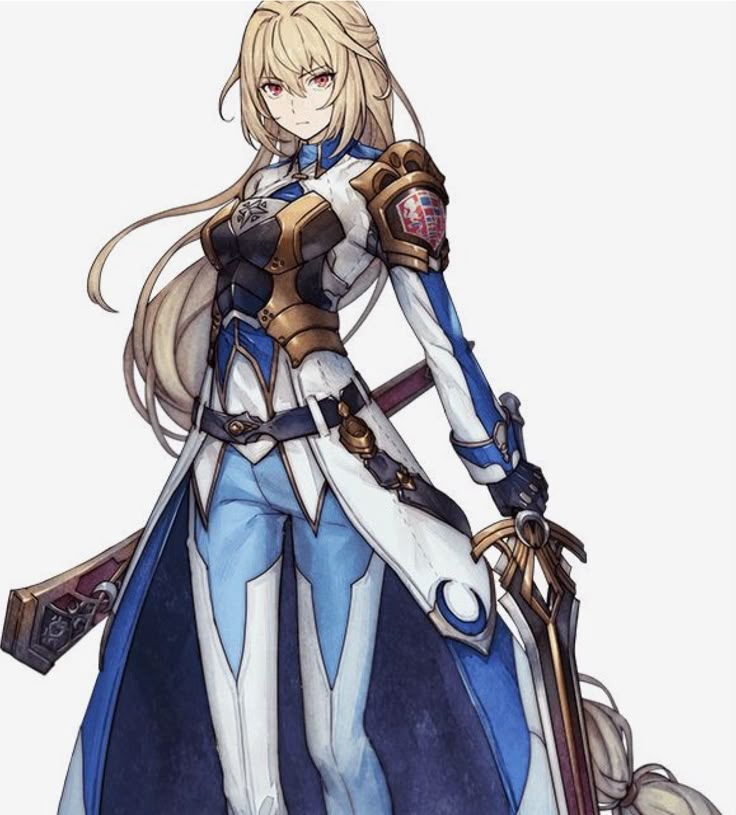 Blonde anime characters female