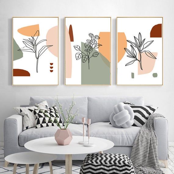 Living room decor Women/'s faces print abstract art Instant downloads Digital print art Gifts Wall decoration Bohemian Art Home decor