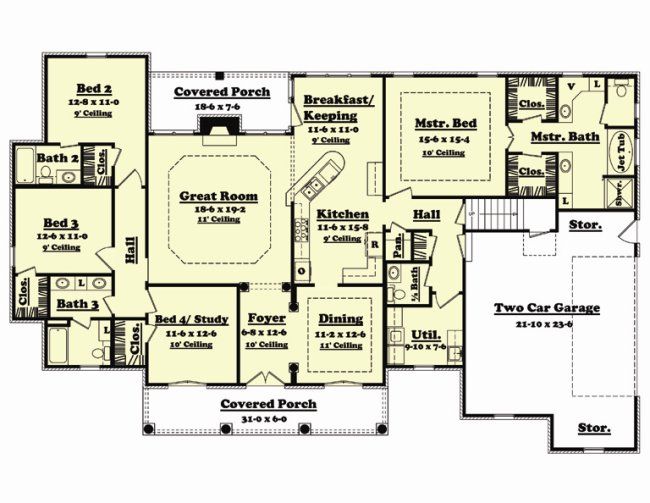 142 best House Plans images on Pinterest | House floor plans ... 142 best House Plans images on Pinterest | House floor plans ...