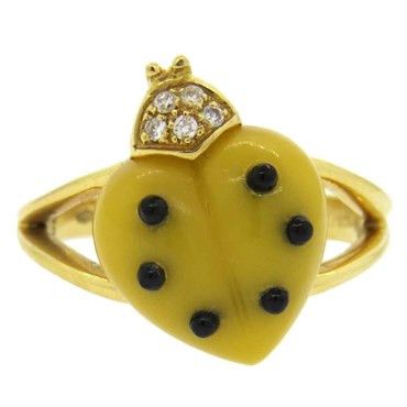 Ladybug Diamond Ring Ladybug Diamond Ring