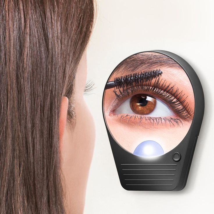 Miroir grossissant - Le miroir de poche grossissant x10 ...