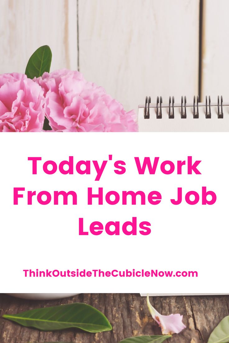 Work From Home Job Leads 4220 Work from home jobs, Home jobs Work From Home Job Leads 4220 Work from home jobs, Home jobs