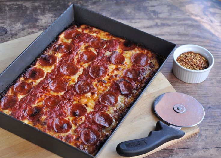 Recipe DetroitStyle Pizza Recipes Recipe DetroitStyle Pizza Recipes