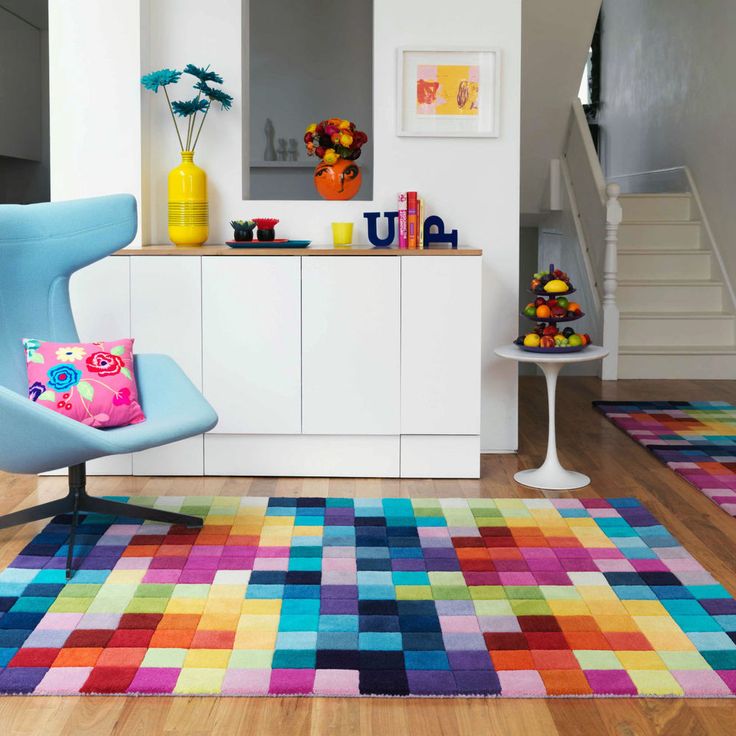 174 Best Rugs Textiles Images On Pinterest Home Ideas New Modern Thick Large Medium Multi Coloured Pure Zealand Wool Rugs Runner