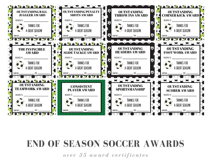 End of Season Soccer Award Certificates 30 Soccer Certificates Etsy End of Season Soccer Award Certificates 30 Soccer Certificates Etsy