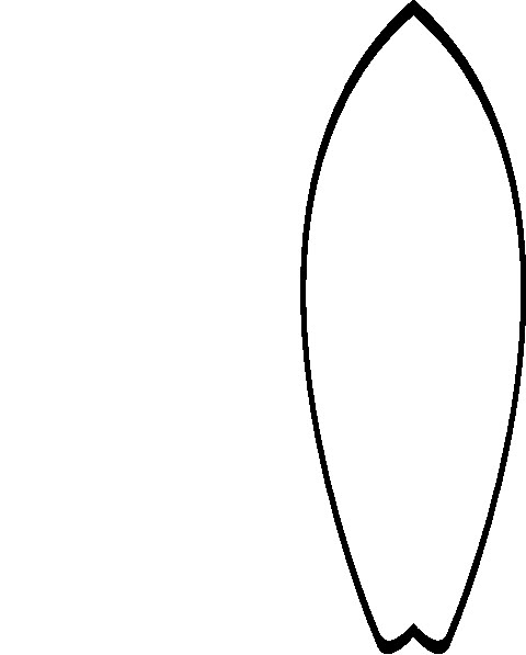 vector clip art online royalty free public domain Surfboard Surf
