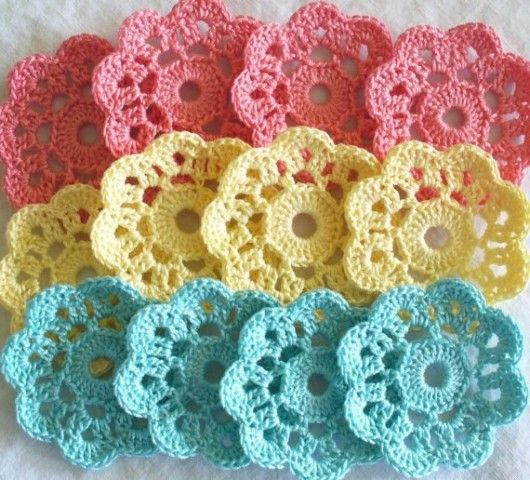 PDF Crochet Pattern More Vintage Floral Doilies Five Different Designs - Etsy Cr