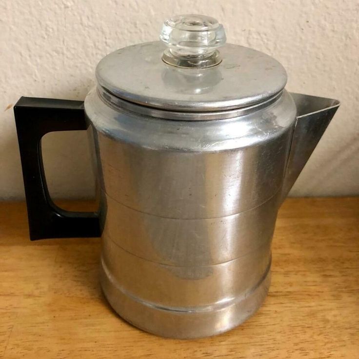 Vintage Comet Aluminum Coffee Pot Percolator Stove Top
