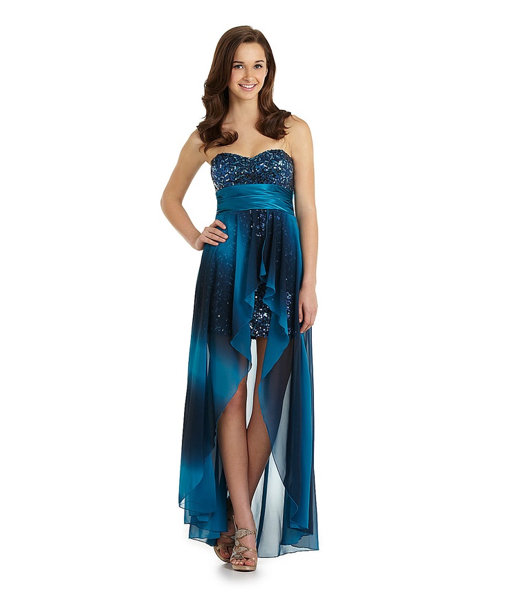 92 Best Cute Dresses Images On Pinterest Formal Dresses Xtraordinary Strapless Sequin HiLow Dress is already talking about prom! - 92 Best Cute Dresses Images On Pinterest Formal Dresses