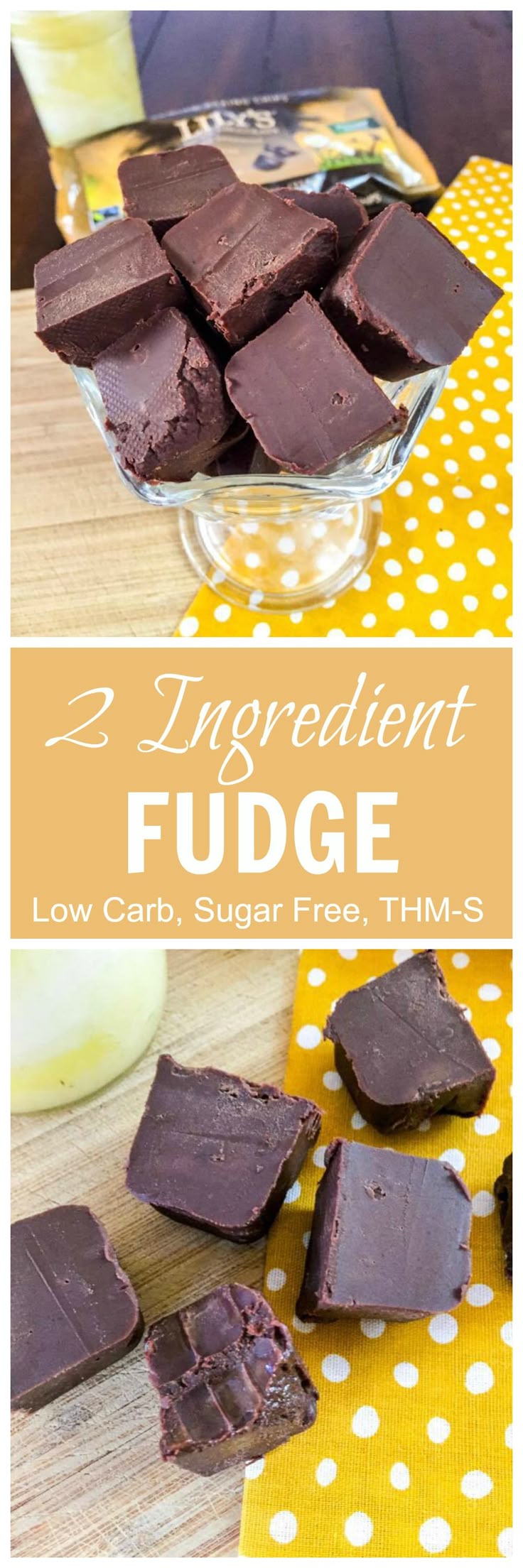 2 Ingredient Fudge (Low Carb, Sugar Free, THM-S) | fudge 2 Ingredient Fudge (Low Carb, Sugar Free, THM-S) | fudge
