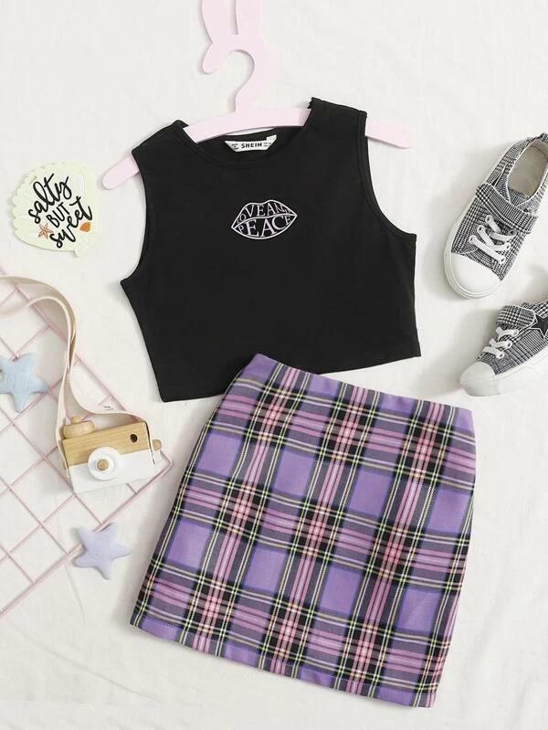 Girls Dope Vest Top Kids Slogan Pink Sleeveless Cotton T Shirt New Age 7 8 Years Girls Dope Vest Top Kids Slogan Pink Sleeveless Cotton T Shirt New Age 7 8 Years