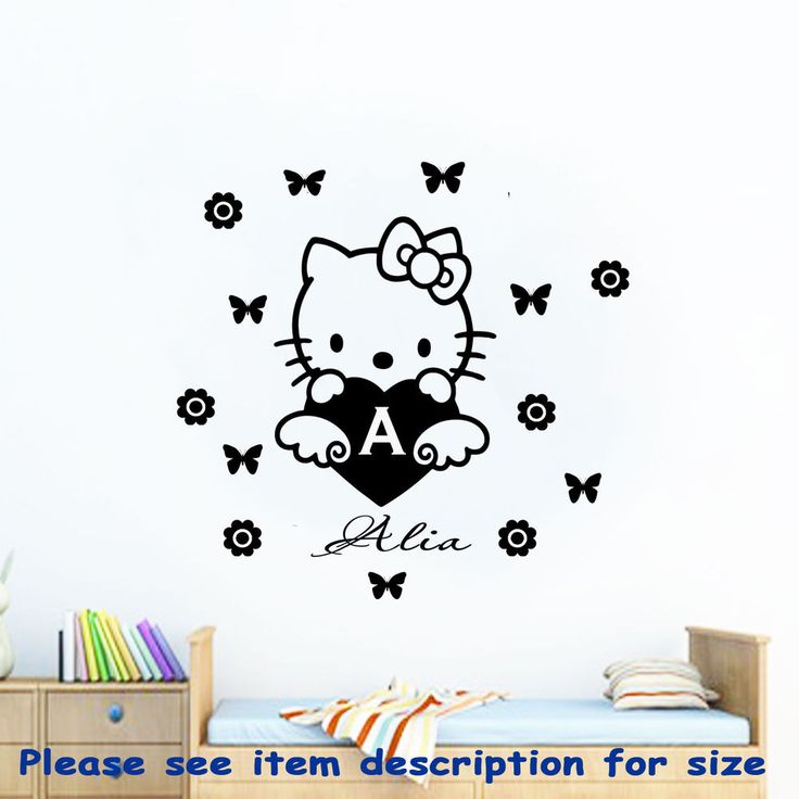 hello kitty wall stencil