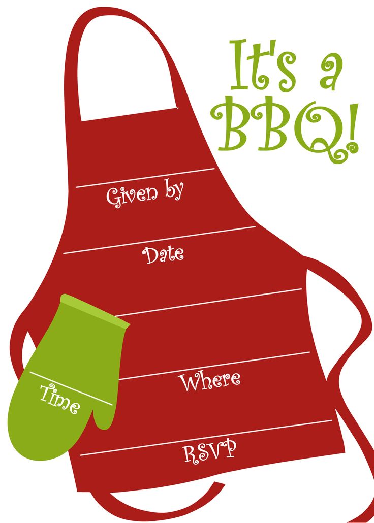 printable bbq invitations