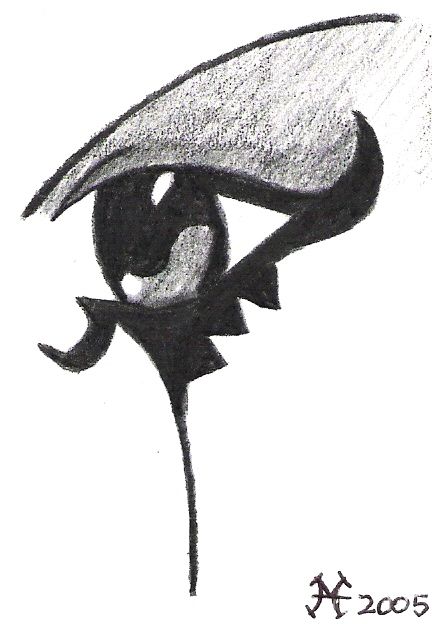 goth anime eye what more is there to say?* taken off of deviant-art. All credit ...
