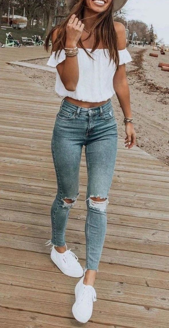 Ripped Skinny Jeans Ripped Skinny Jeans