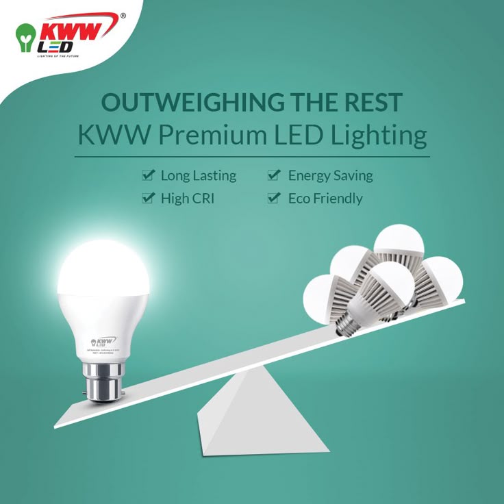 Kww Led Light Bulbs Are More Durable Offer Better Lighting And Consume Less Electricity Ledli Creative Advertising Design Lights Poster Kww Led Light Bulbs Are More Durable, Led Light Poster Design