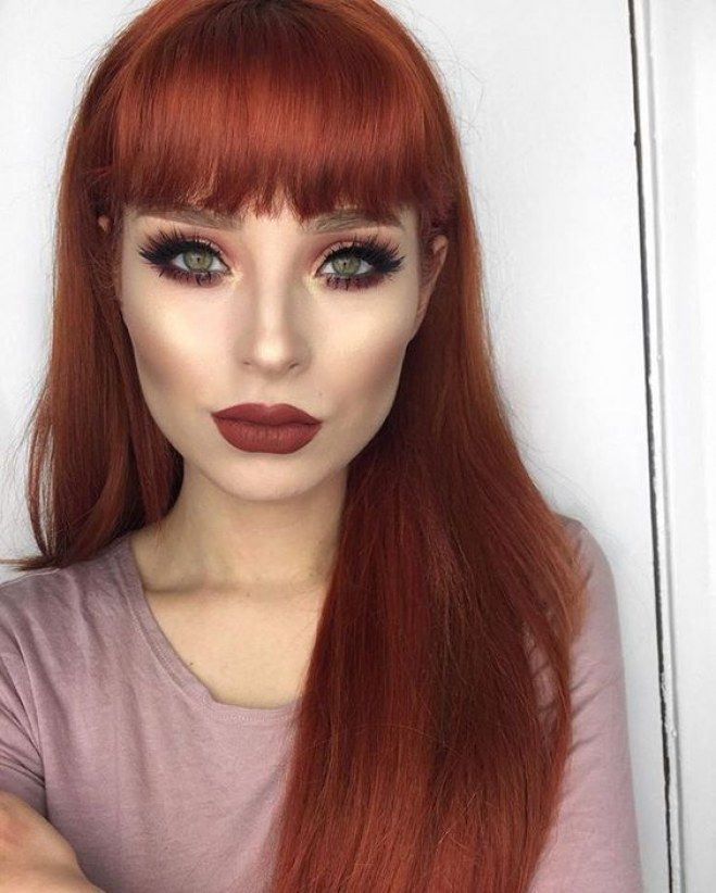 Maquillaje pelo pelirrojo