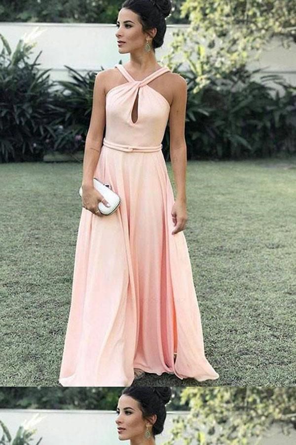 Pink Ombre Prom Dresses 2018