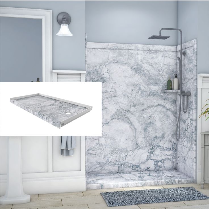 Matching Shower Base Bathroom Farmhouse Style Bathrooms Remodel Matching Shower Base, Flexstone Shower Surround
