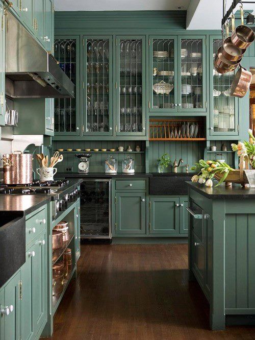 Interior Kitchen Cabinets Green best 25 green cabinets ideas on pinterest colored kitchen are you gutsy enough to paint your a bold new color