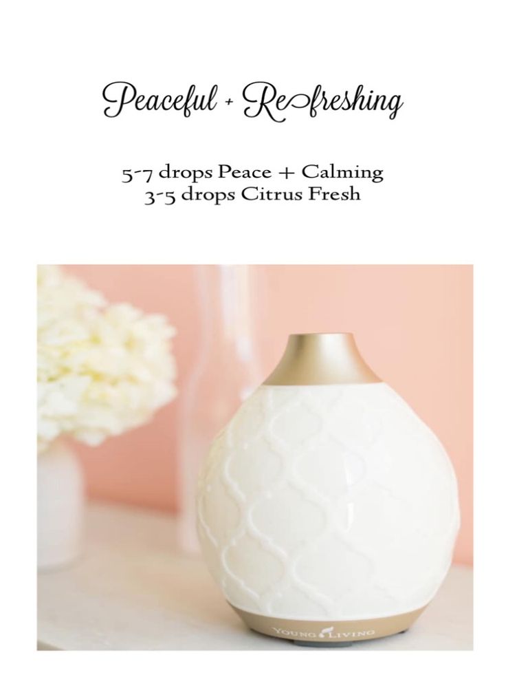  DIFFUSER BLEND Peaceful + Refreshing with Peace and Calming