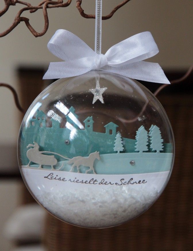 Stampin & # 39; up! Décorations de Noël (Idées de Noël bricolage) , #bricola...