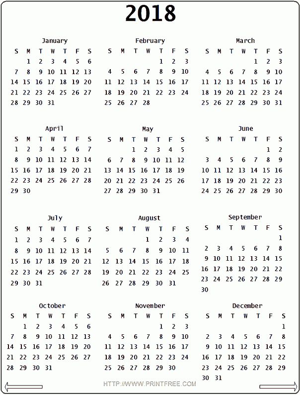 2018 Calendar - This Calendar Portal provides you Free Printable Calendar, Template, Pdf, Word, Excel, Image. Here you can search all the monthly calendars and Holidays
