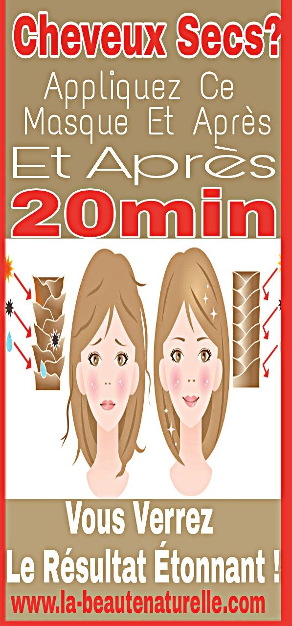 Cheveux secs? Appliquez ce masque et après 20min vous verrez le résultat étonnant !