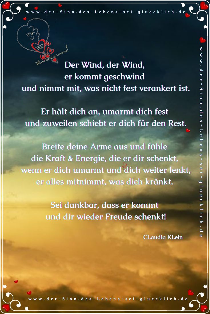 Der Wind, der Wind! Gute zitate, Sprüche zitate, Zitate