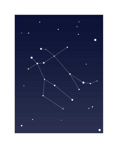 gemini constellation horoscope print art print tattoos gemini constellation horoscope print art print tattoos