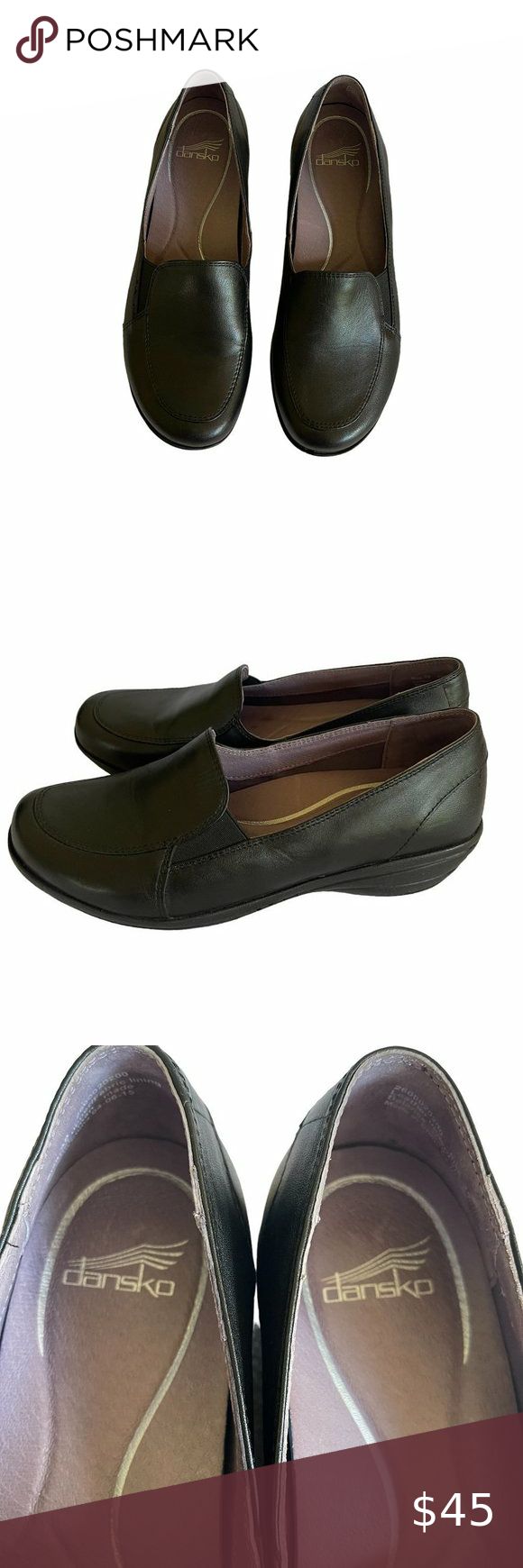 Dansko Women s Marianne Flat Loafer Black Leather Size 38 in 2024