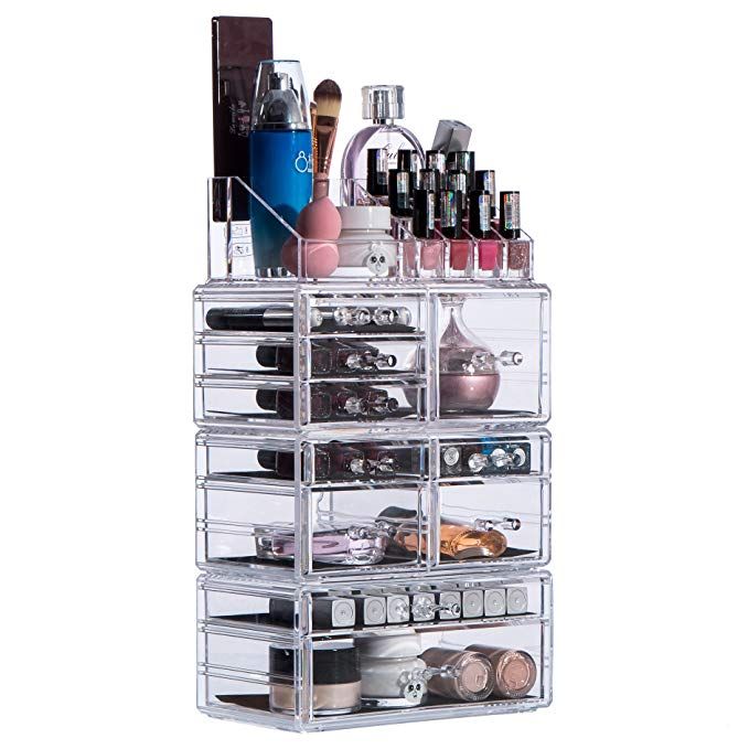 Cq Acrylic Jewelry And Cosmetic Storage Drawers Display Makeup