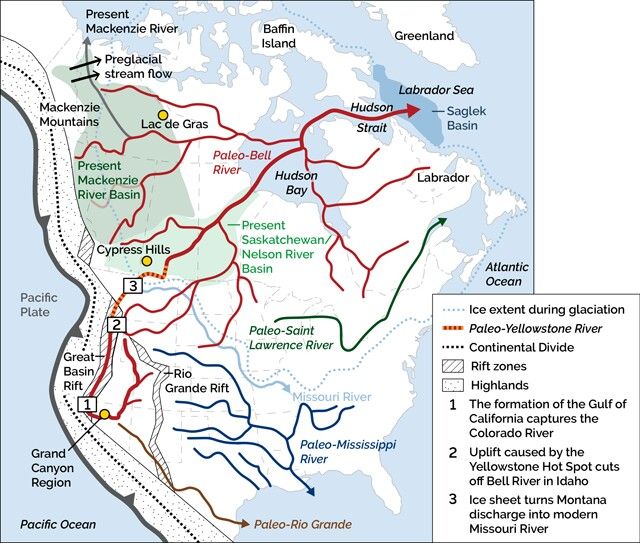 Paleo Bell River Basin River Basin Mackenzie River