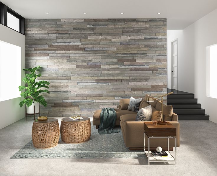 Accent Wall With Faux Barnwood From The Collection Floor Decor Home Wood Planks - Barnwood Accent Wall Living Room Accent Wall With Faux Barnwood From The Collection Floor Decor Home Wood Planks - Barnwood Accent Wall Living Room