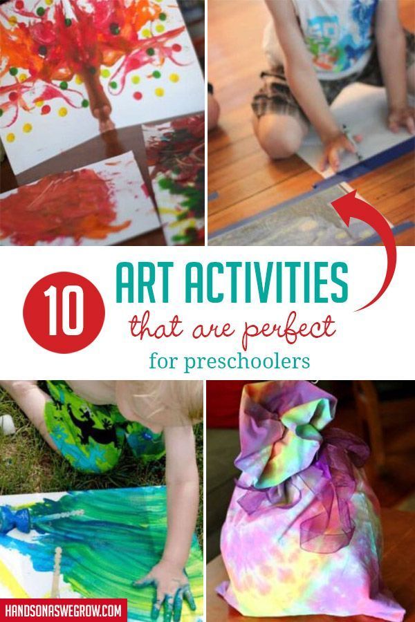 the top ten art activities that are perfect for preschoolers to do in ...