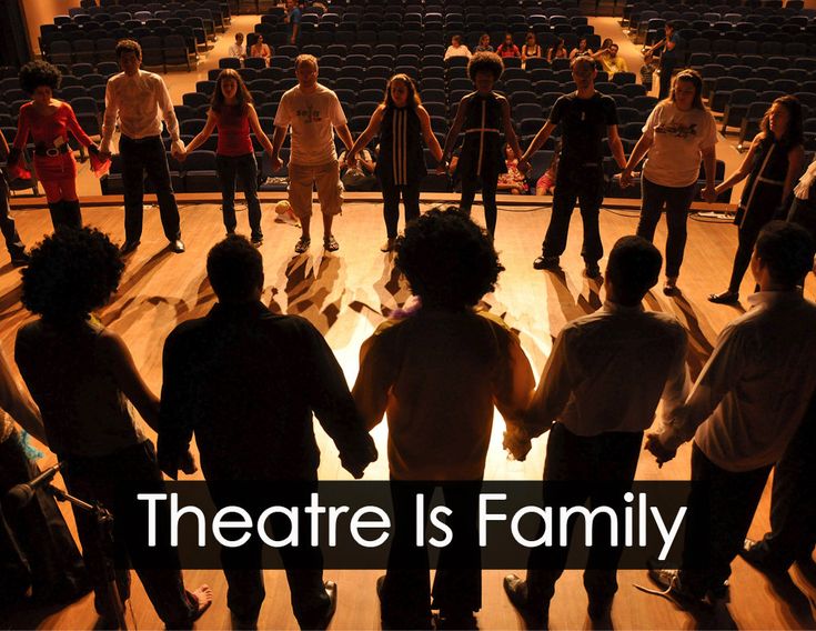 Theatre is Family, Inspirational Theater Print, Motivational Poster