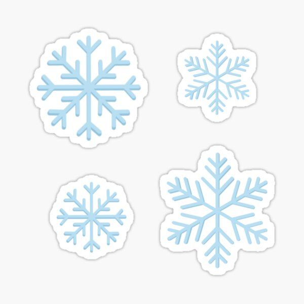 snowflake sticker!! snowflake sticker!!