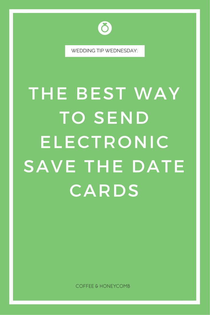 coffee honeycomb the best way to send electronic save the dates