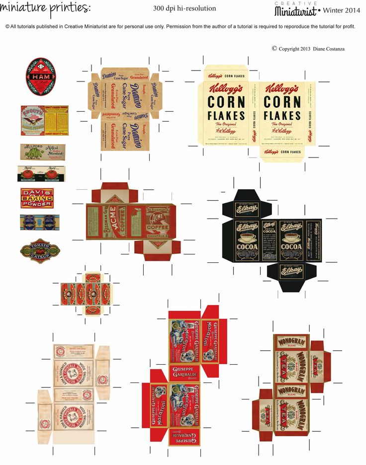 3746 best Miniature Printies images on Pinterest | Dollhouses
