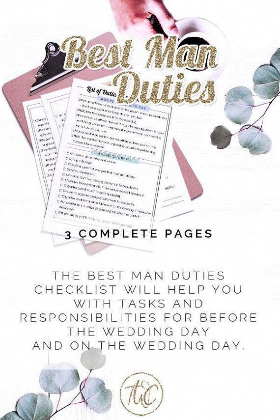 List Of Duties Best Man The Wedding Attendants List Of Duties Best Man The Wedding